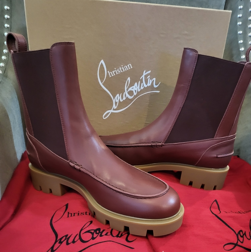 Christian Louboutin Ankle Boots Bootie size 40.5 NEW